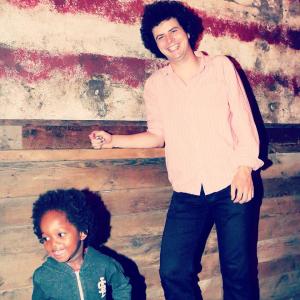 Alex and kid at Hometown